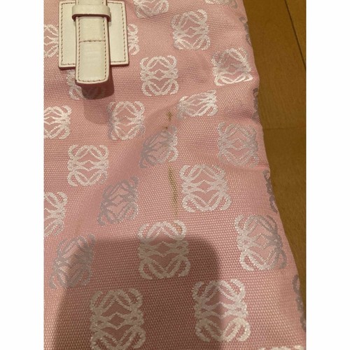 Borsa a mano LOEWE tote anagramma tela rosa tassa USA inclusa - Foto 4 di 11