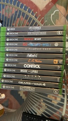XBOX ONE GAME LOT OF 12 FALLOUT 4 STAR WARS CONTROL SOUTH PARK  TESTED WORKING