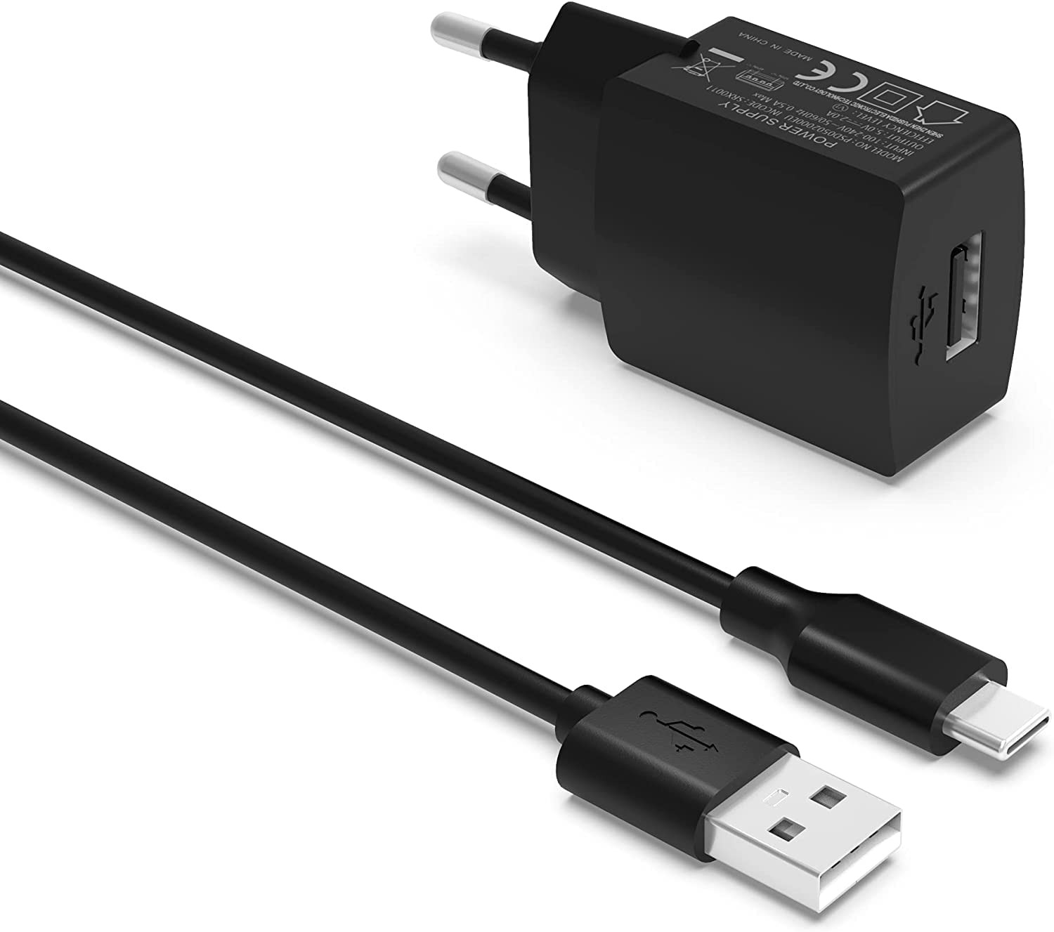 Chargeur USB C 10W noir compact pour enceinte JBL Flip 7 et Charge 5
