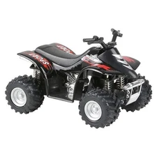 RI Novelty - Pull Back Die-Cast Vehicle - SMART ATV QUAD (Black)(3.75 inch) -New