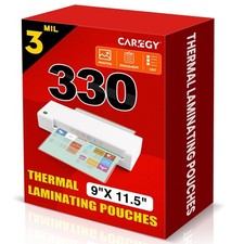 Thermal Laminating Pouches,330 Pack Laminating Sheets, 3 Mil, 9 x 11.5 Inches...
