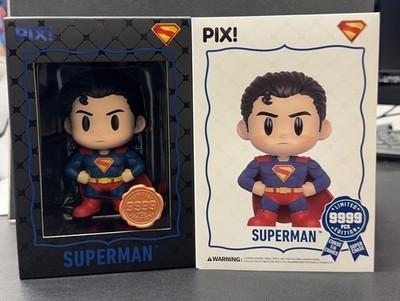 PIX! Thrilljoy Superman 9999 Teile limitierte Auflage Vinyl Figur - UK Verkäufer