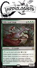 Wilt-Leaf Liege 0668 | Magic the Gathering MTG | Foundations | Rare | NM