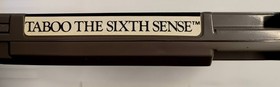 NES Taboo the Sixth Sense 1989 Authentic Nintendo Cartridge Only Tested