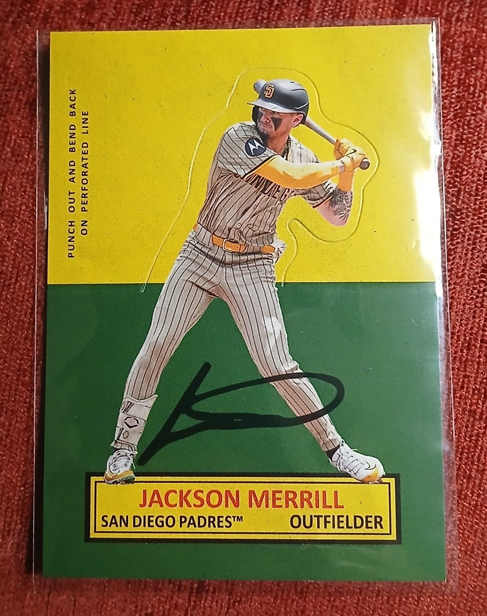 2025 Topps Punch Out Card 64SU-19 Jackson Merrill | eBay