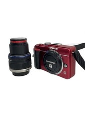 OM Digital Solutions Olympus Mirrorless DSLR Camera Pen Lite E-PL1s Lens Used