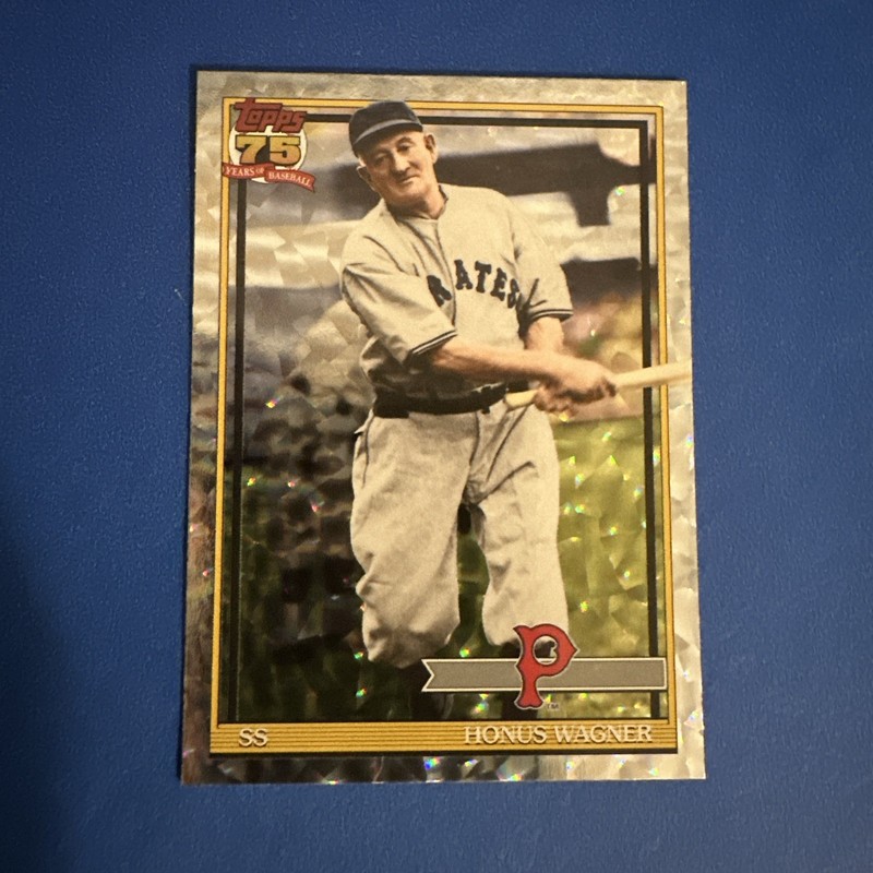 2026 Topps Series 2 Crackle Foil Honus Wagner#91B2-37