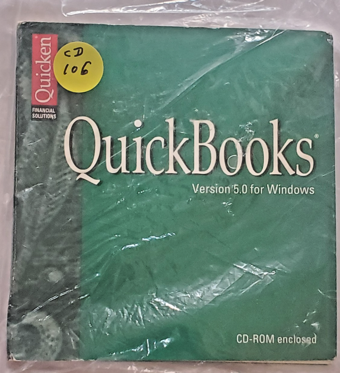 【中古】 1ー2ー3　R4J　for　Windows　first　book 1999 Quickbooks Version 5.0 for Windows Early QB Vintage with CD