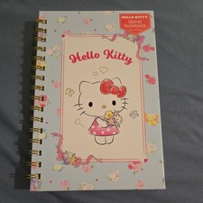 New Hello Kitty and Friends Hardcover Spiral Notebook 200 Lined Pgs 8.75  x 6  