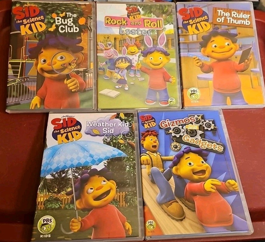 Sid The Science Kid (5 Dvd Lot) Gizmo &Amp; Gadgets, Weather, Rule Thumbfree Ship