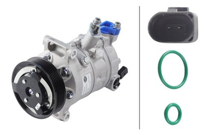 Kompressor Klimaanlage >>> Easy2Fit  HELLA 8FK 366 200-491 12V für VW GOLF 7