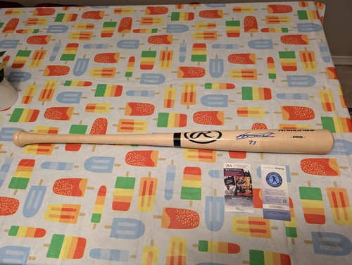 Vladimir Guerrero Jr. Signed Rawlings Pro Baseball Bat (JSA) - Picture 2 of 4