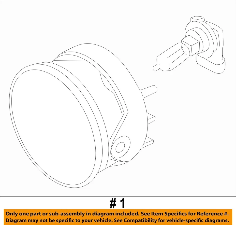Luz de conducción usada se adapta a: Ford Expedition 2011 conducción antiniebla cubierta inferior montada Gr Foto 3 de 4