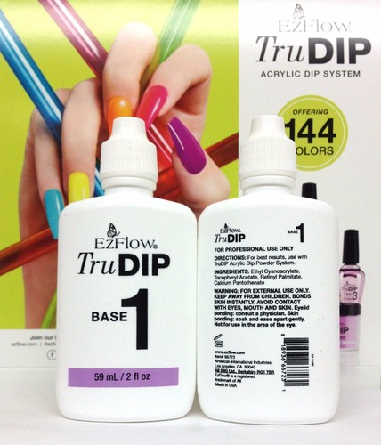 EzFlow TruDIP 3-Step Acrylic Dip- Base-1,Activate- 2, Seal-3 -2oz-Earse-Pick any - Picture 2 of 10