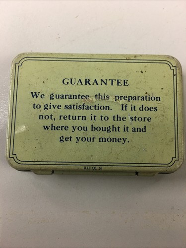 Tabletas frías vintage Rexall lata de medicina United Drug Company vacías - B1 - J1 - Imagen 4 de 6