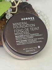 Korres Wild Rose Mineral Foundation Natural Finish Powder - 3A Cool Beige - New