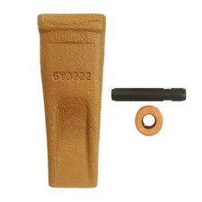 6Y3222 Caterpillar Bucket Teeth with Pins and Retainer Clips CAT Style 6Y-3222