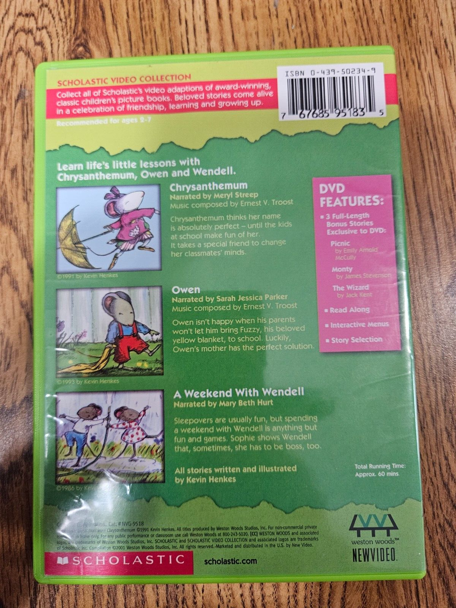 Scholastic CHRYSANTHEMUM Kevin Henkes Stories movie dvd