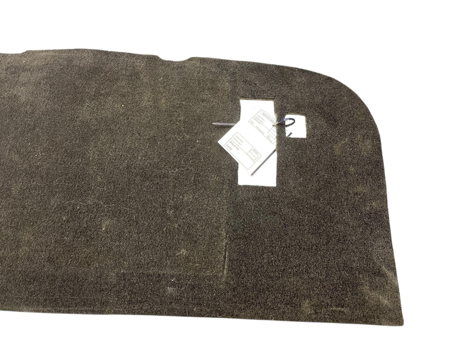 2003-2008 LAMBORGHINI GALLARDO REAR INTERIOR WINDOW SHELF CARPET BLACK *WEAR*