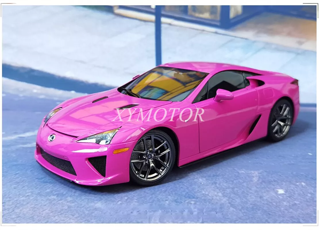 AUTOart 1/18 Lexus LFA Sports car Diecast Model Car Toy Hobby Gift Pink Display