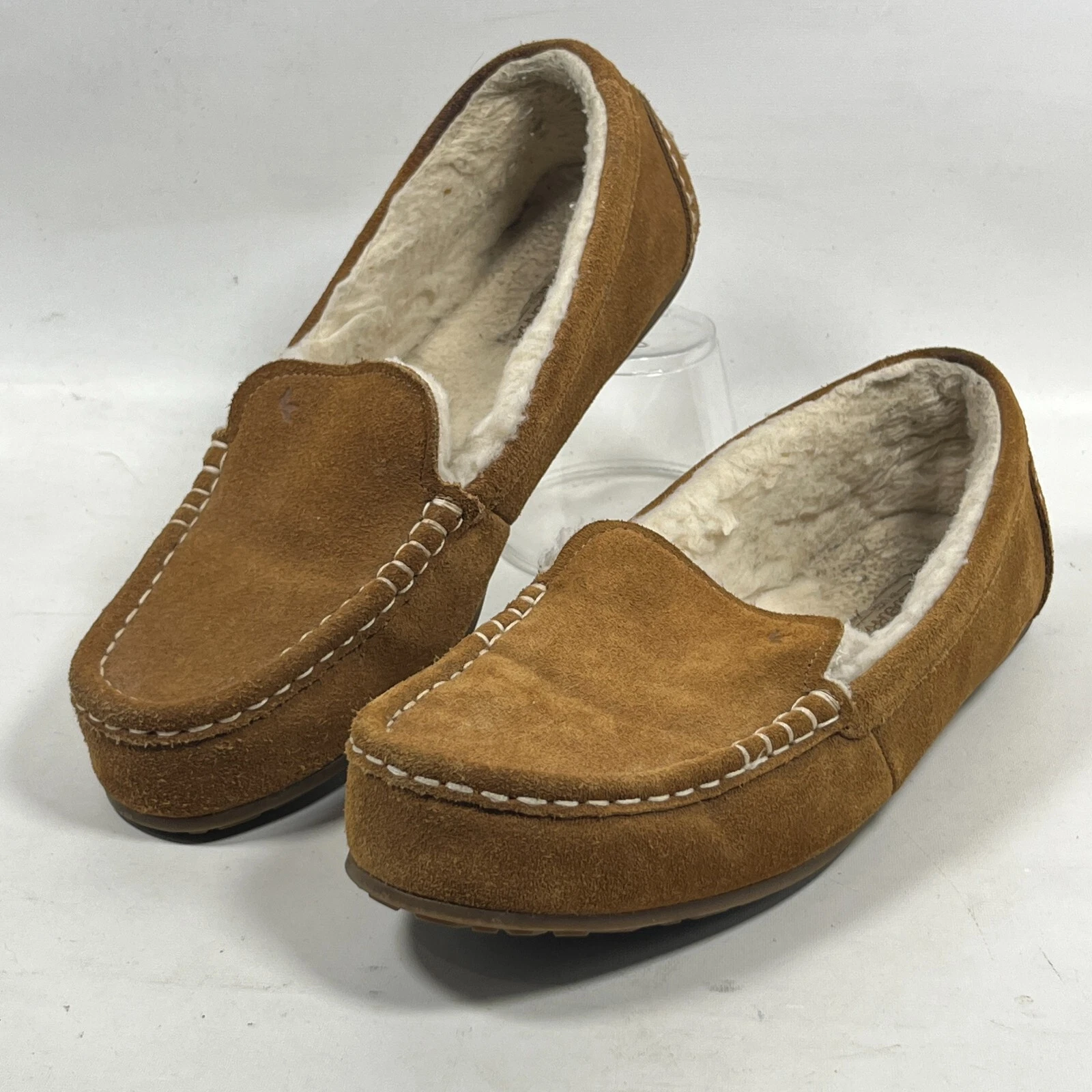 Scarpe KOOLABURRA UGG donna 9 pantofole Lezly mocassino slip on marrone castagno