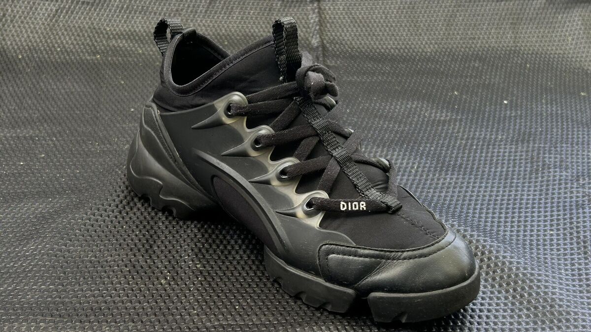 Christian Dior D-Connect Black Technical Fabric Sneakers Christian Dior D-Connect Black Technical Fabric Sneakers