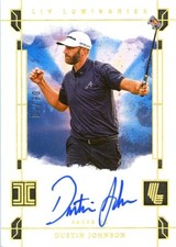 Dustin Johnson 2024-25 Impeccable On Card Auto Autograph Liv Golf 6/10