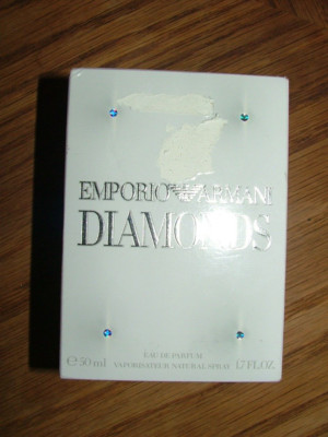 NEW WB EMPORIO ARMANI DIAMONDS Eau De Parfum Perfume 1.7 oz MADE IN FRANCE #540