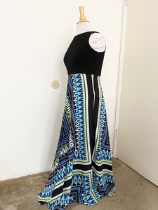 eliza j scarf print maxi dress