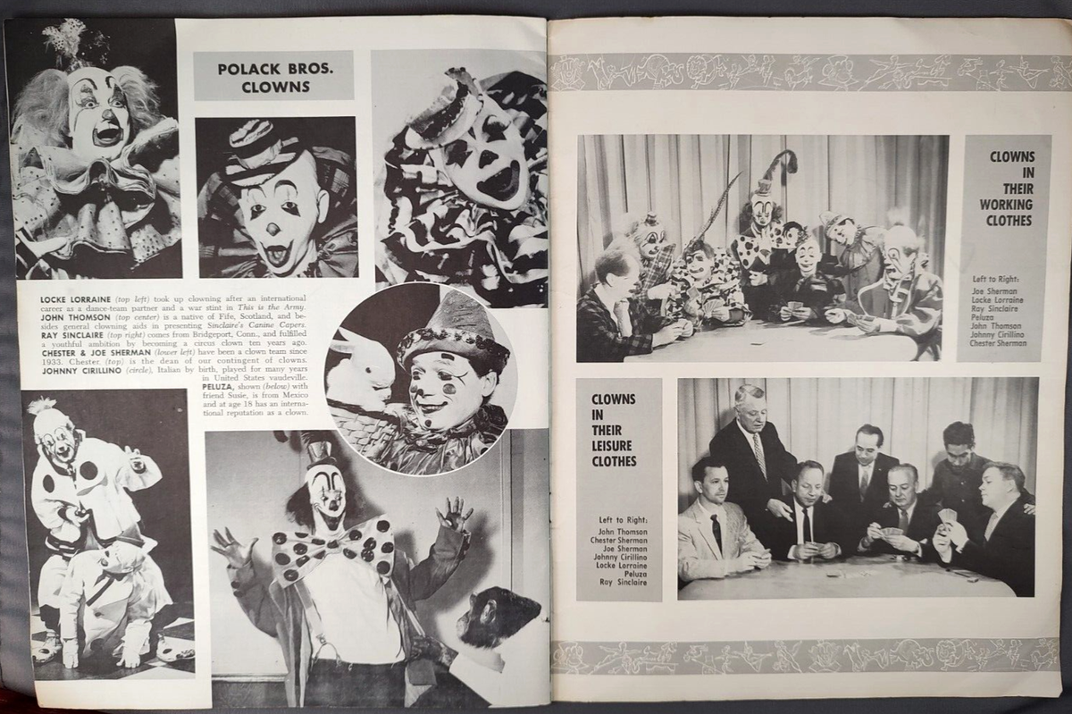 Vintage 1959 Polack Bros. Circus Program - Great Condition