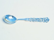 1 each Solid Swedish Silver Coffee Spoon KAFFESKED Blomsterranka GAB