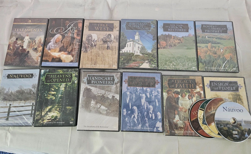 LDS Mormon Lot 16 DVDs Specials Movies: Docudrama (10 are new/sealed) and more