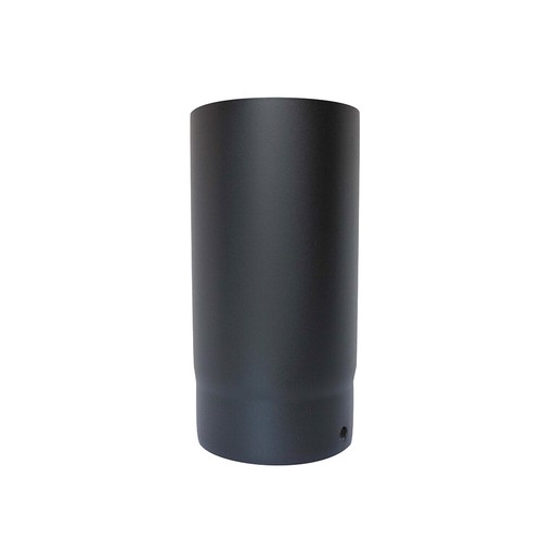 5 Inch Matt Black Stove Pipe & Bends Vitreous Enamel Flue Pipe Fittings 125MM - Picture 9 of 27