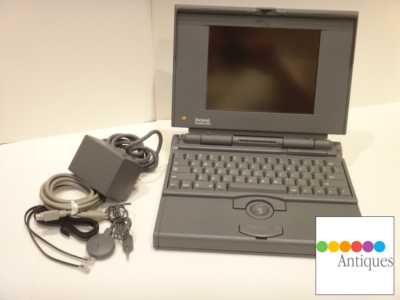 1994年 当時物 Apple Macintosh PoweBook 180c Apple Macintosh PowerBook 180c 68030 14MB RAM 320MB HD Mac OS 7.5