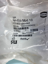 Harting 19411100422 HTE-M32-glanded, HAN ECO 10B Heavy Duty Power Connector