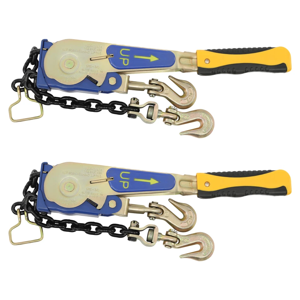 Ratcheting Chain Load Binder, Heavy Duty Tie Down Ratchet Load Binder 5/16-3/8in - Image 4 of 4