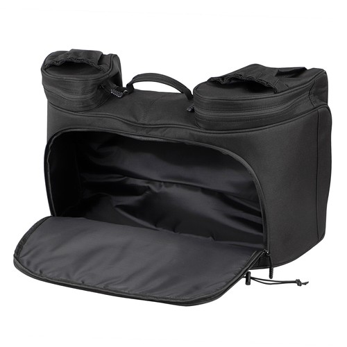 Hitchhiker Motor Travel Luggage Trunk Rack Bag Black For Harley Road King FLHR - Picture 11 of 15