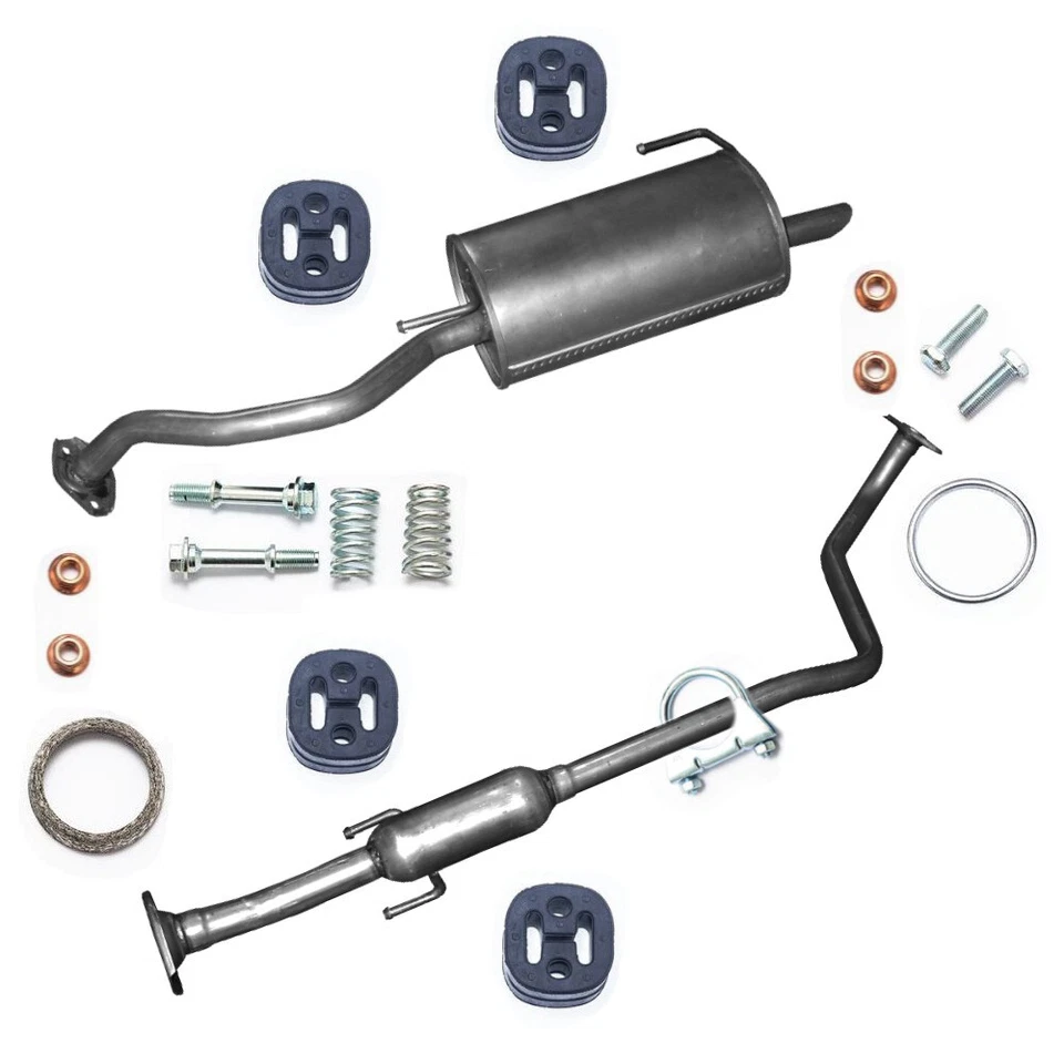 Auspuffanlage + Montagezubehör für Nissan Micra Nissan Micra IV K13 80PS Neu
