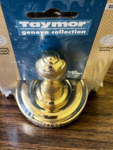 taymor solid brass robe hook 02-D7801PB