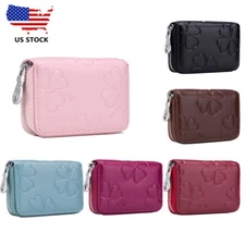 Women's RFID Anti-theft Wallet Leather Mini Wallet Multi-card Creative Wallet