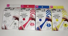 daiso japan DAISO LIGHT POLYMER CLAY  soft  japanese polymer clay 4color set