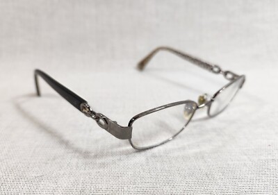 Coach HC 5054 Faina 9186 Full Rim Silver Eyeglasses Frame 49-17-135mm