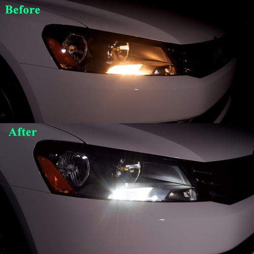 2x Error Free HID White LED Daytime Light Bulbs for Volkswagen Passat Beetle DRL - Picture 8 of 13