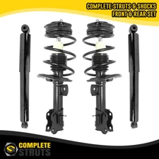 Front Complete Strut Assemblies & Rear Gas Shocks for 2013-2019 Nissan Sentra