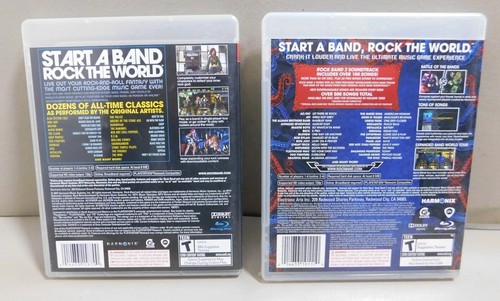 PS3 ROCK BAND 1 & ROCK BAND 2 BUNDLE LOT Playstation 3 Spiele - Bild 10 von 12