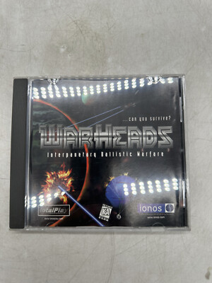 WarHeads Interplanetary Ballistic Warfare PC Windows 95 CD-ROM
