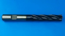 Image of 10mm HSS-Co8 TiAlN Europa 4 Flute Roughing Long End Mill w/ Flatted Shank