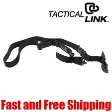 Tactical Link QD 1 Point & 2 Point Convertible Quick Detach Tactical Sling Black