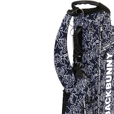 JACK BUNNY Doraemon Caddy Bag All Over Pattern Stand Type Navy
