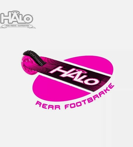 Halo Rise Above Supreme Inline Scooter faltbar Kinder Aufsitzspielzeug schwarz/pink 🆕🔥 - Bild 5 von 7
